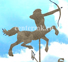 Флюгер Кентавр V-613 - золото фото Центр Металлокровли