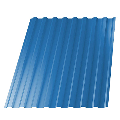 Профнастил НС-20 (МП 20) RAL5015 Небесно-Голубой 1150(1100)мм 0,45мм