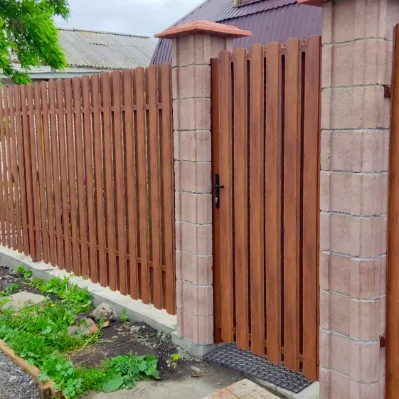 Металлоштакетник Фигурный Античное Дерево 3D Принтек (сторона А-Б) односторонний