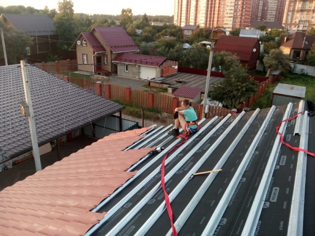 Металлочерепица Геркулес 8004 терракотовый Стальной Бархат от Центра Металлокровли в Якутске