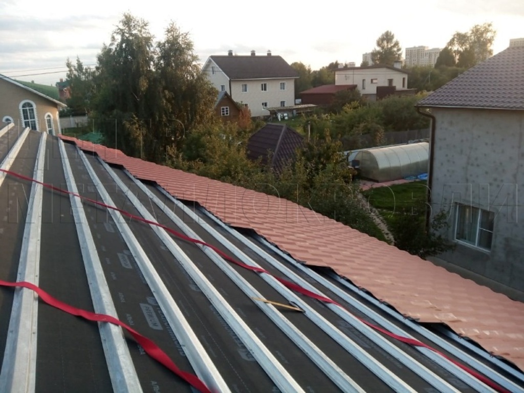 Металлочерепица Геркулес 8004 терракотовый Стальной Бархат от Центра Металлокровли в Якутске