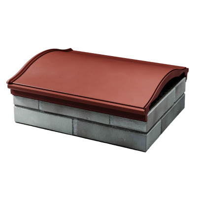 Парапет Zking Monblan Красный 385х510х100мм посадка на 1.5 кирпича (355,385мм) фото 3