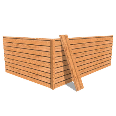 Фото сайдинга металлического (металлосайдинга) Корабельная доска с покрытием Printech (Корея) под дерево Клен 3D Светлый SteelArt для фасада дома