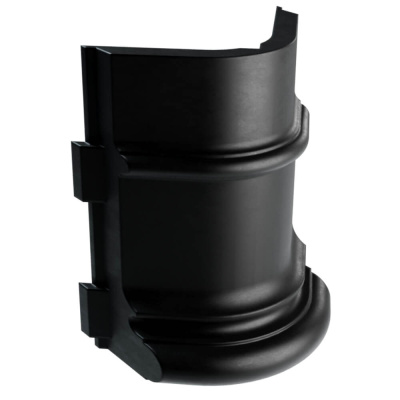 Подступенок угловой Verona 110х140х30мм Черный фото 1